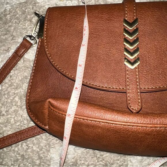 Antik Kraft Brown Leather Crossbody Bag - Picture 4 of 6